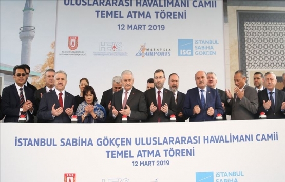 Sabiha Gökçen Uluslararası Havalimanı Camisi'nin temeli atıldı!