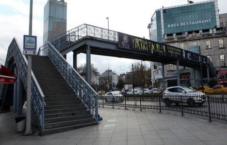 Sirkeci Yaya Üstgeçidi yaya güvenliği için kaldırılacak!