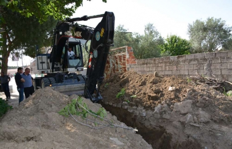 Manisa Saruhanlı sağlıklı alt yapıya kavuştu!