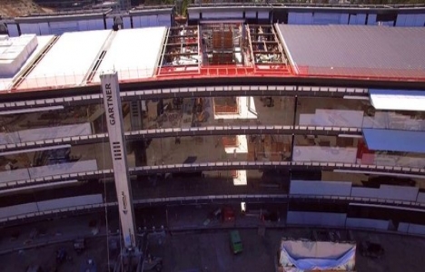 Apple Campus 2 nin inşaatı havadan görüntülendi!