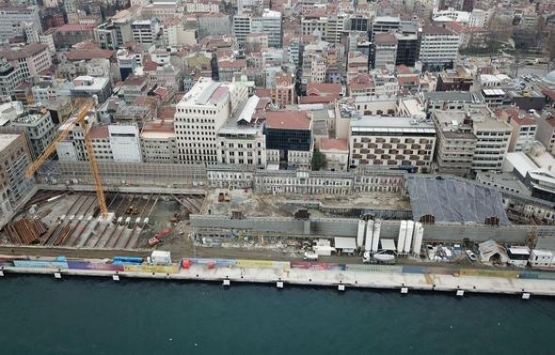 Galataport un son hali böyle görüntülendi!