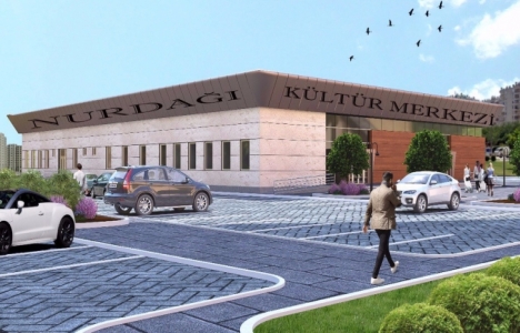 Gaziantep Nurdağı Kültür Merkezi’nin inşaatı başladı!