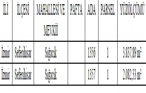 İzmir Seferihisar da 3 milyon TL ye satılık 2 adet arsa!