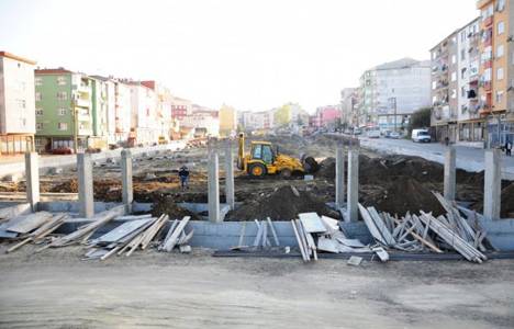 Çorlu'da sabit kapalı pazar yeri inşaatı başladı!