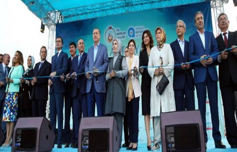 Antalya'da 376 trilyonluk yatırımla 32 eser hizmete açıldı!