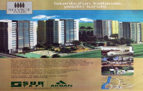 2005 yılında Selvice Evler satışa sunulmuş!