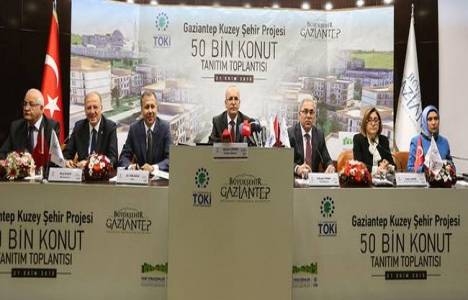 Gaziantep Kuzey Şehir 50 Bin Konut Projesi'nin tanıtım toplantısı yapıldı!