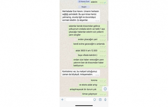 Ece Erken den ev sahibine kira isyanı!