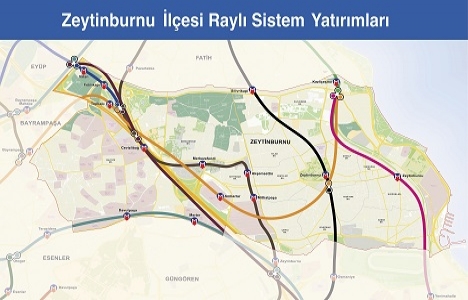 İşte İstanbul un raylı sistem haritası!