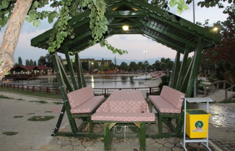 Ödemiş Kültürpark'a yeni dinlenme alanı!