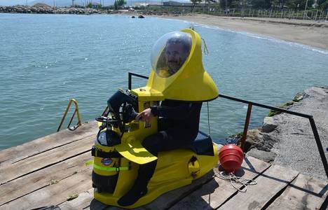 Tek kişilik denizaltı ürettiler!