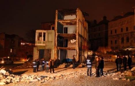 Terk edilmiş binaların yıkımı!