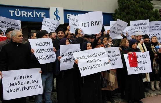 Selimoğlu İnşaat mağdurları eylem yaptı!