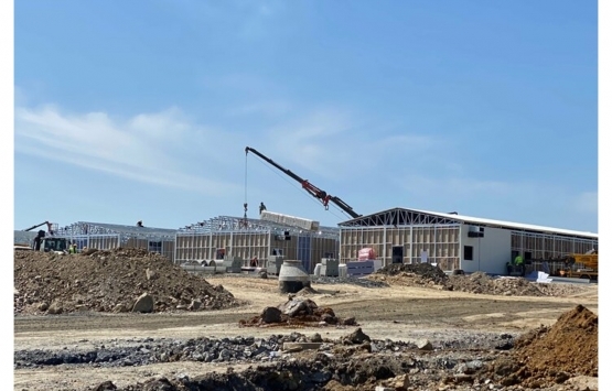 Sancaktepe deki salgın hastanesinin inşaatı havadan görüntülendi!