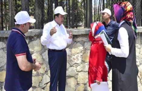 Fatih Erkoç Kahramanmaraş'ta rekreasyon alanını inceledi!