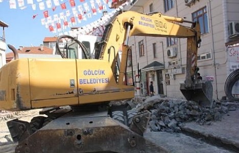 Gölcük Prestij Sokak projesinde çalışmalar hızlandı!