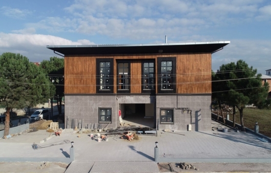 Gölcük Yazlık Kültür Merkezi inşaatında sona gelindi!
