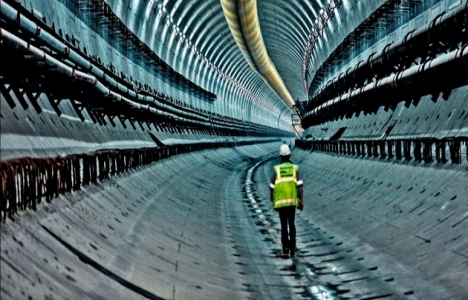 Avrasya Tüneli'nin su altındaki bin 180 metrelik kısmı tamamlandı!