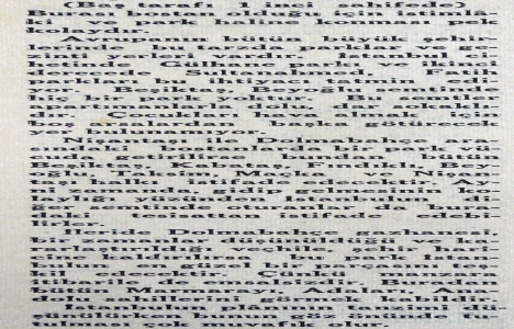 1936 yılında İstanbul un bir Kültür Park a ihtiyacı var!