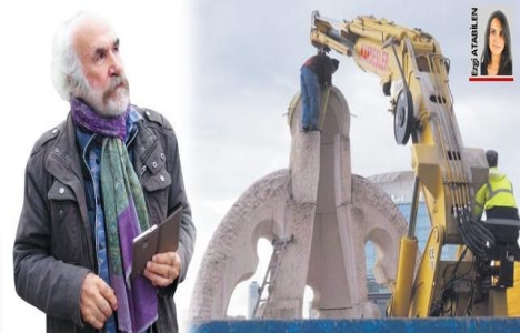 Ümraniye'deki İki Çocuklu Kibele heykeli kaldırıldı!