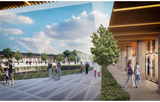 Bursa Osmangazi Meydanı'nın inşaatı hızlandı!