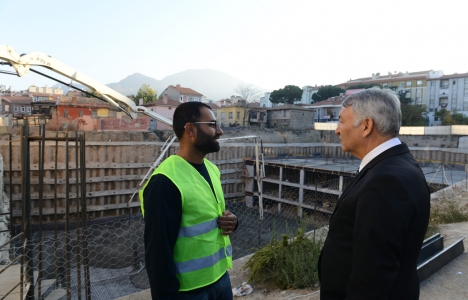 Isparta Çelebiler Otoparkı inşaatında son durum!