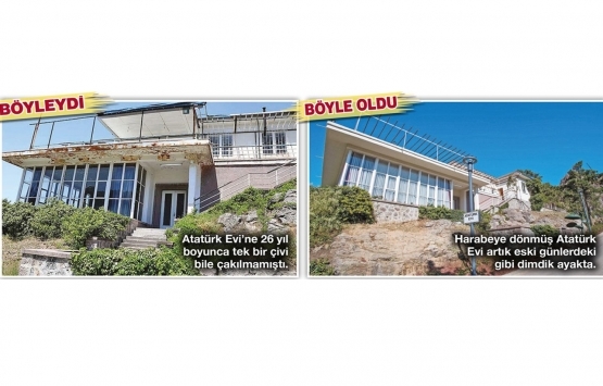 Ankara Büyükşehir Belediyesi Atatürk Evi’ni onardı!