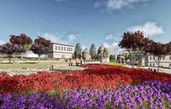 Erzurum Millet Bahçesi tarihi Üç Kümbetler i cazibe merkezi haline getirecek!