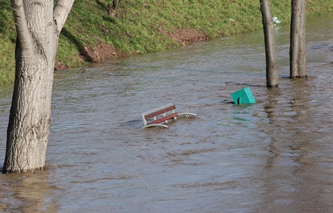 Makedonya'da yağış nedeniyle tarım arazileri sular altında kaldı!