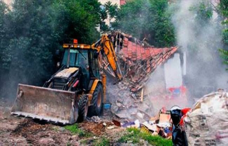 Çankaya'da gecekondular yıkılıyor!