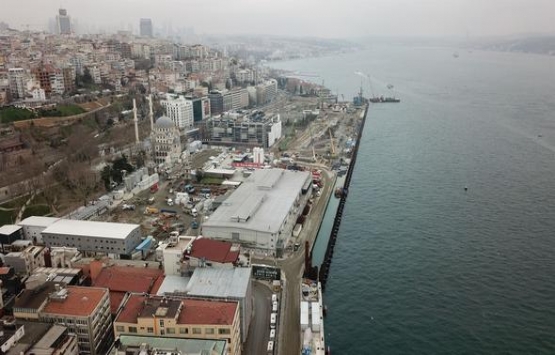 Galataport un son hali böyle görüntülendi!