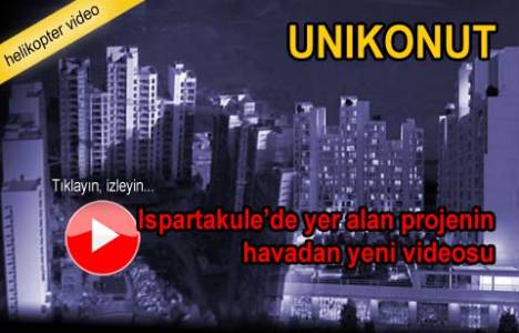 Unikonut Evleri'nin havadan en yeni görüntüleri!
