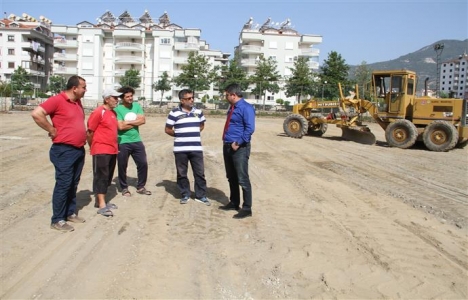 Alanya'ya yeni futbol sahası!