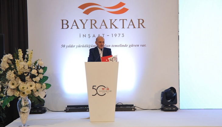 Erdoğan Bayraktar’dan, Bayraktar İnşaat’ın kuruluşunun 50’nci yılında tarihi konuşma!