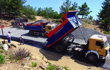 Antalya Gazipaşa İnal yolu asfaltlanıyor!