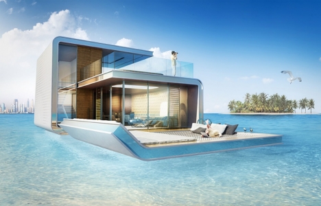 Dubai de yarısı deniz altında villa projesi! 
