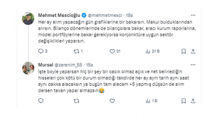 10 hisse belirle, gelirinin yüzde 10 uyla her ay düzenli alım yap!