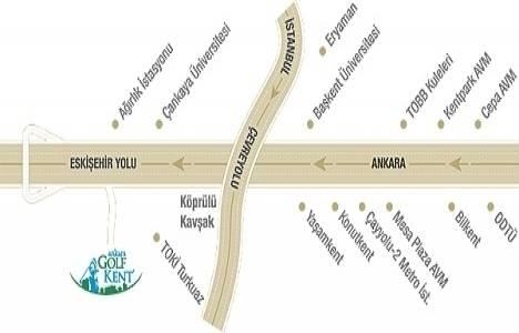 Ankara Golfkent satılık daire!