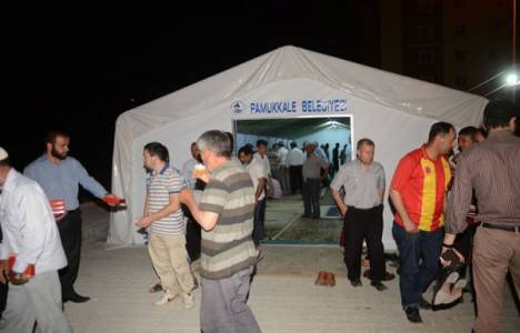 Pamukkale TOKİ Evleri'ne çadır cami yapıldı!