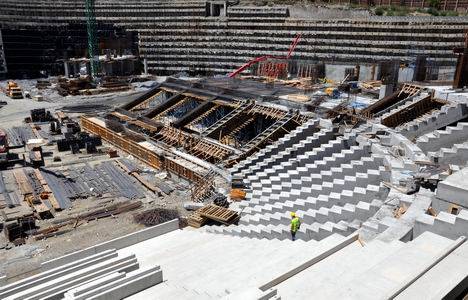 Vodafone Arena inşaatından yeni fotoğraflar!