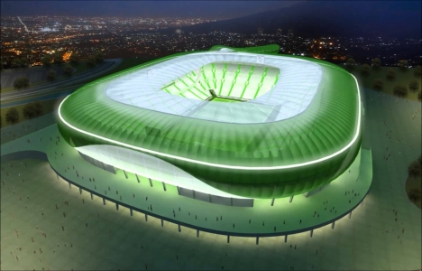Timsah Arena inşaatı