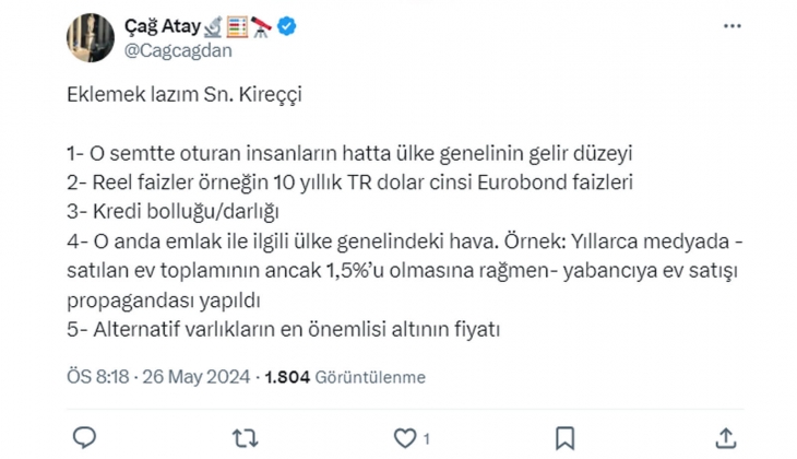 Bir evin fiyatı nasıl belirlenir? Tebernüş Kireçci 3 yöntemi açıkladı! 
