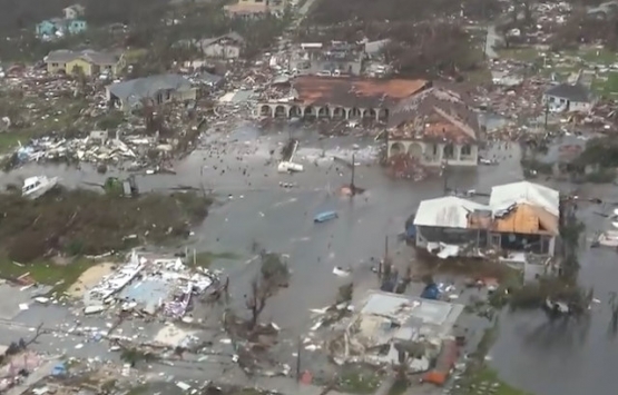 Marsh Harbour da kasırganın yarattığı yıkım görüntülendi!