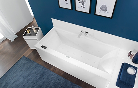 Villeroy and Boch'tan hidromasaj özellikli küvet!