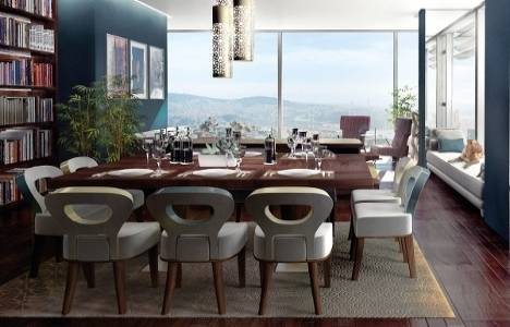 Çiftçi Towers Zincirlikuyu örnek daire!