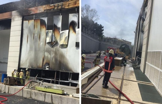 Dudullu metro trafo merkezinde yangın!