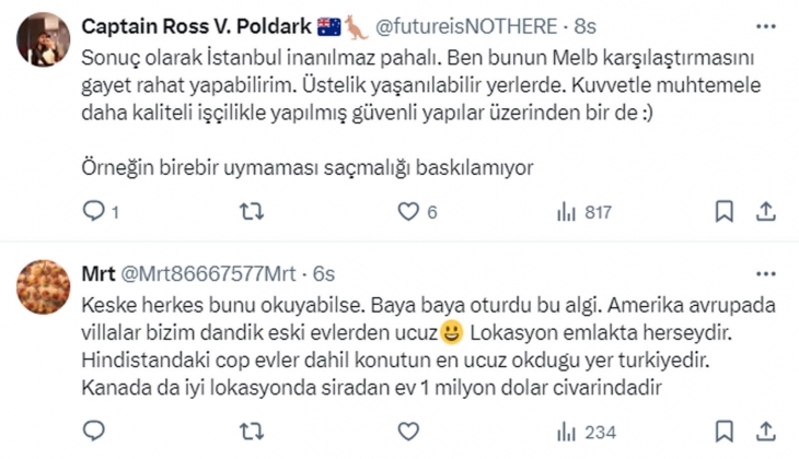 Türkiye deki ev fiyatları ile yurt dışını karşılaştırmak doğru mu? İstanbul da emlak gerçekten pahalı mı?