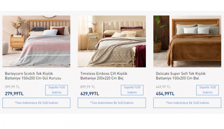 English Home’da yeni kampanya! Yüzde 60’a ek sepette yüzde 20 indirim! İşte 24 Ekim 2022 fiyat listesi…