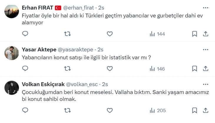 Yabancıya konut satışlarındaki düşüş Artık onlara bile Türkiye pahalı dedirtti! 