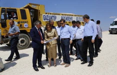  Fatma Şahin yol çalışmalarını yerinde inceledi!